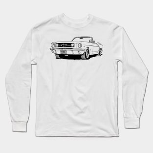 Drive A Mustang | Cool Car Shirts Long Sleeve T-Shirt